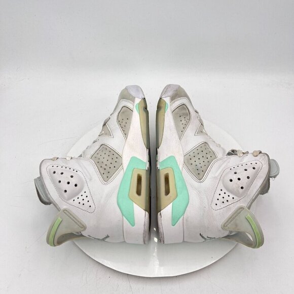 Nike Air Jordan 6 Women Size 8 DQ4914-103 White Mint Foam Basketball Shoes - Picture 6 of 11